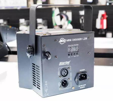 American DJ - Mini Dekker LZR LED Moonflower + Red/Green Laser 2-FX-in-1 2